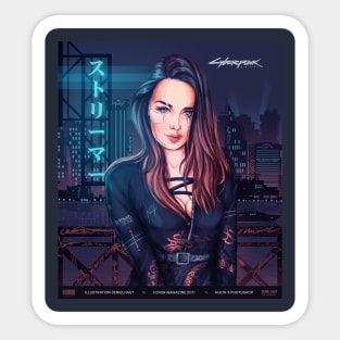 Cute Girl |  Cyberpunk 2077 Sticker